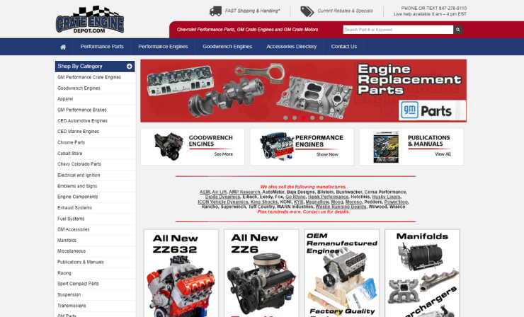 Crate Engine Depot