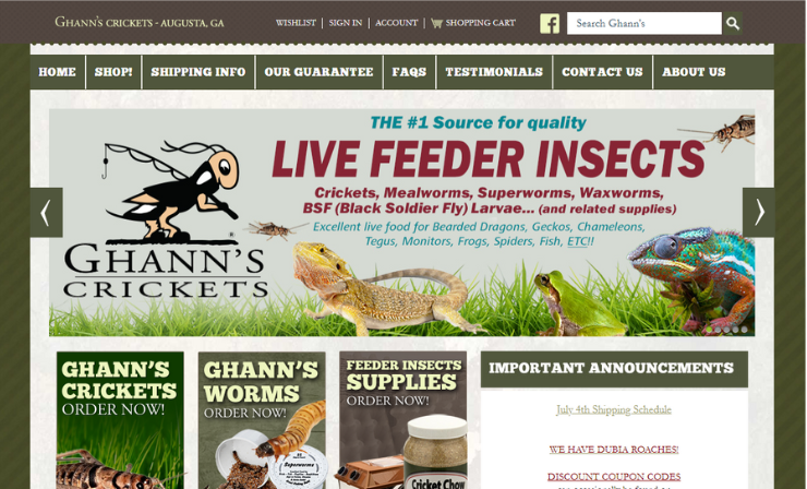 Ghann’s Cricket Farm, Inc.